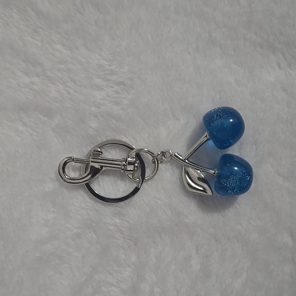 Blue Cherry Keychain Accessory - Picture 2 of 2
